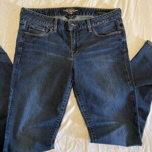 Lucky Brand Lola Boot Denim Dark Wash 5 Pocket Womens Jeans Size 14/32 Long